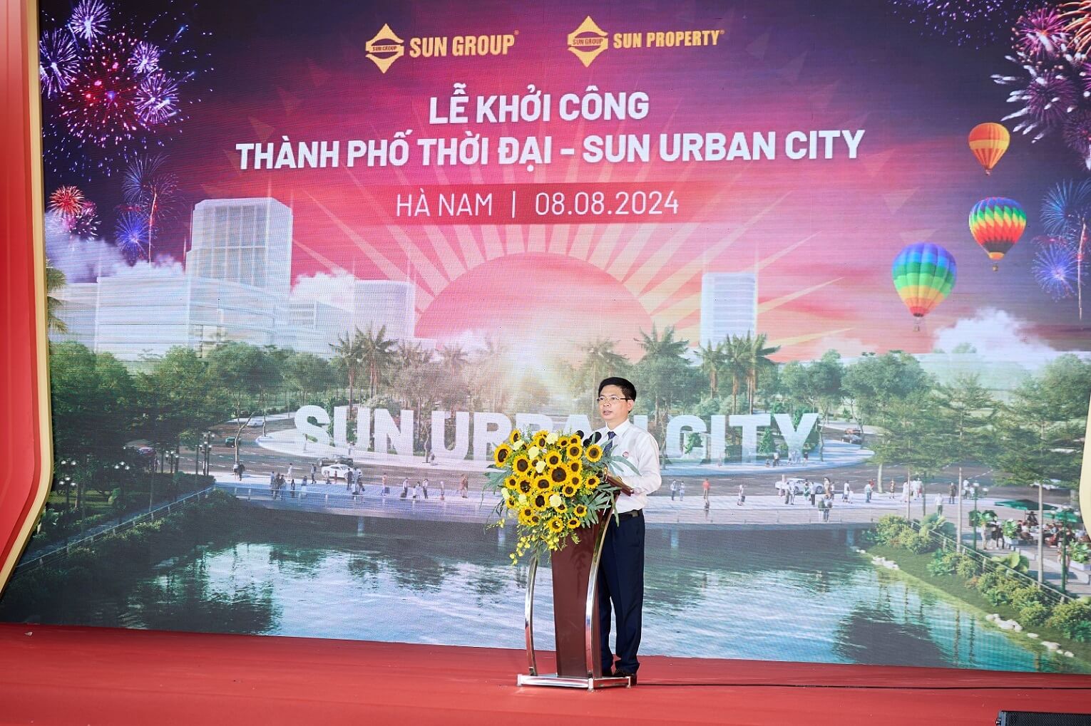 Lễ khởi công Thành Phố Thời Đại Sun Urban City Hà Nam