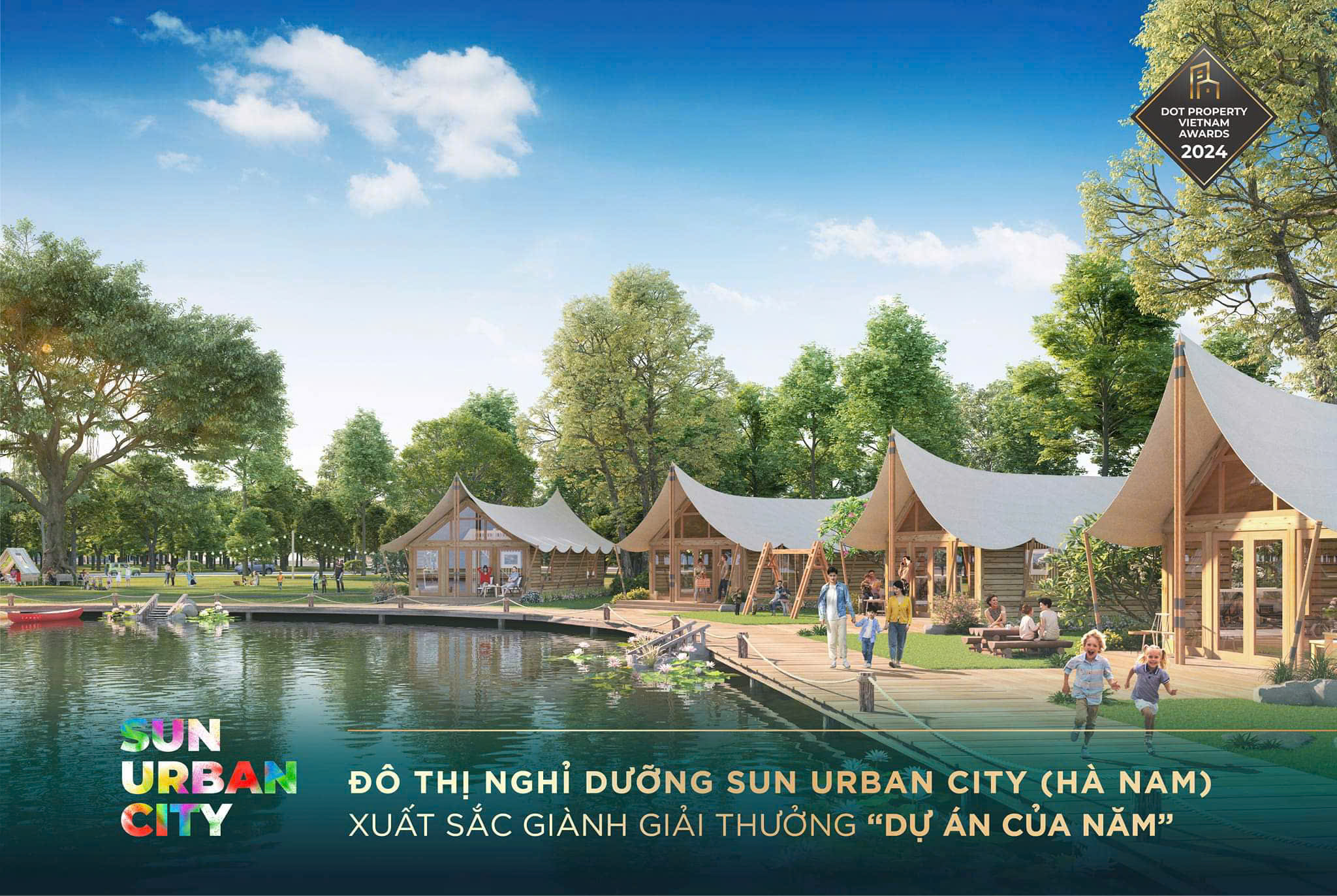 Sun Urban City xuất sắc giành giải thưởng "Dự Án Của Năm" tại Dot Property Vietnam Awards 20244