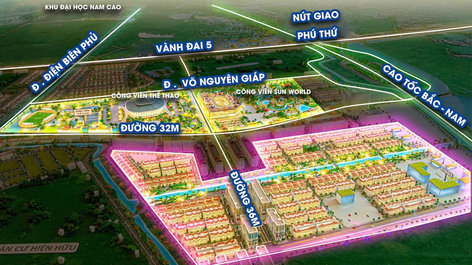 dự án flora avenue sun urban city hà nam