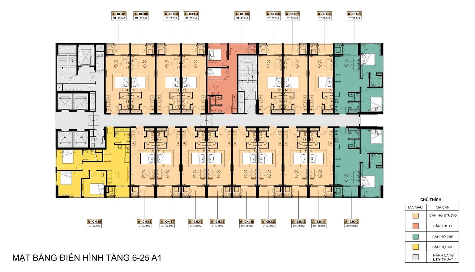 mặt bằng dự án sun costa residence đà nẵng
