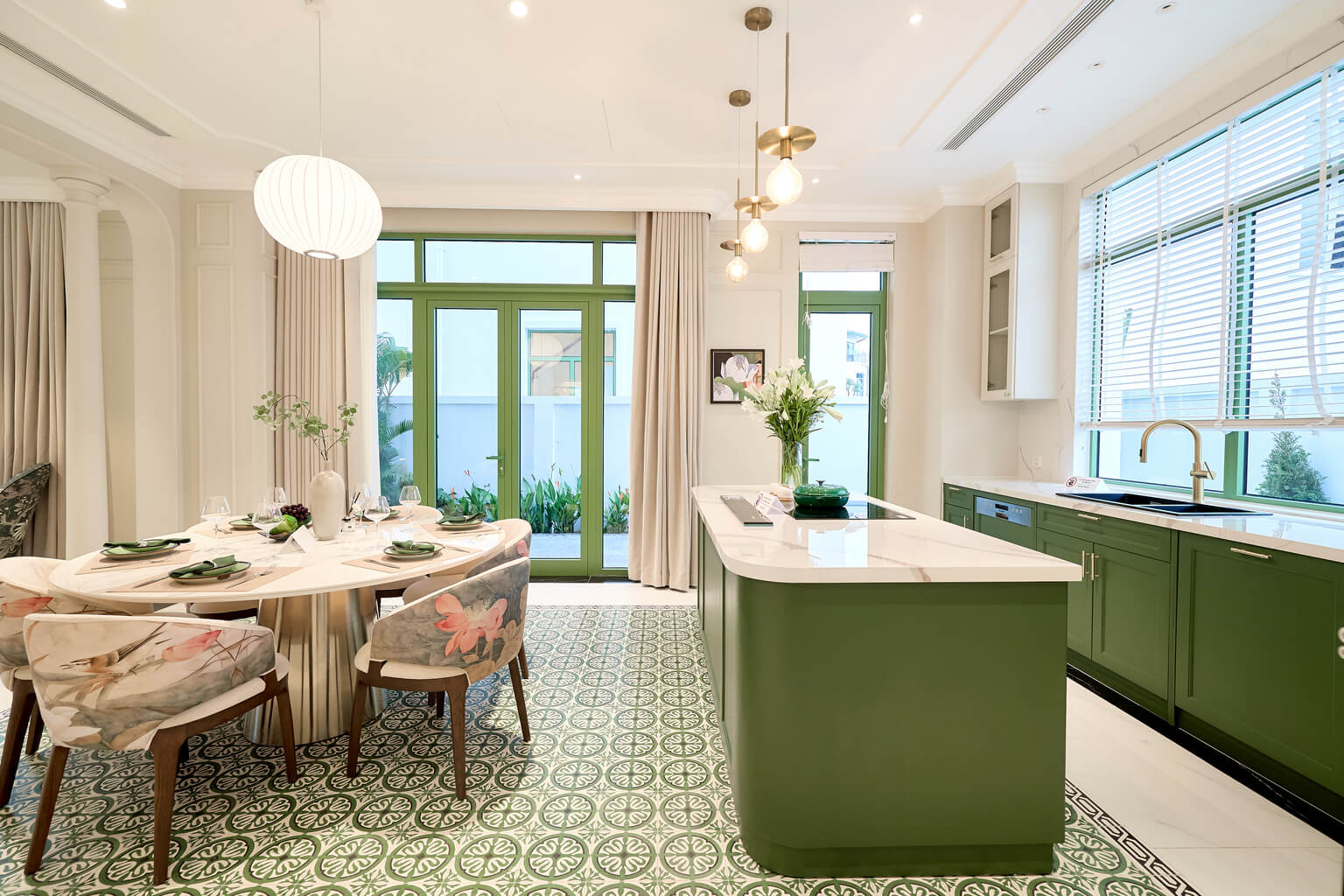 nhà mẫu biệt thự song lập sun urban city hà nam