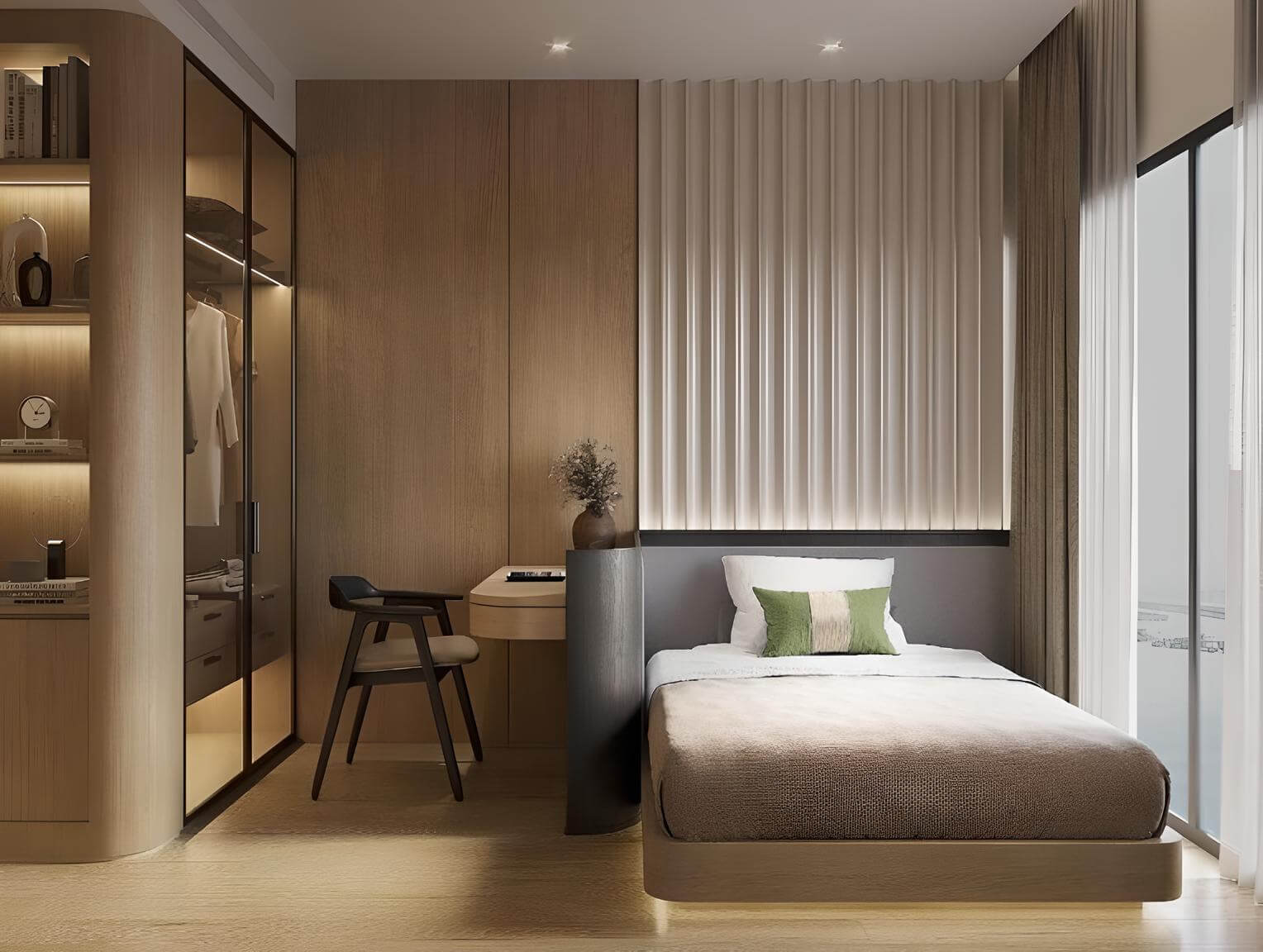 nội thất căn hộ sun feliza suites cầu giấy