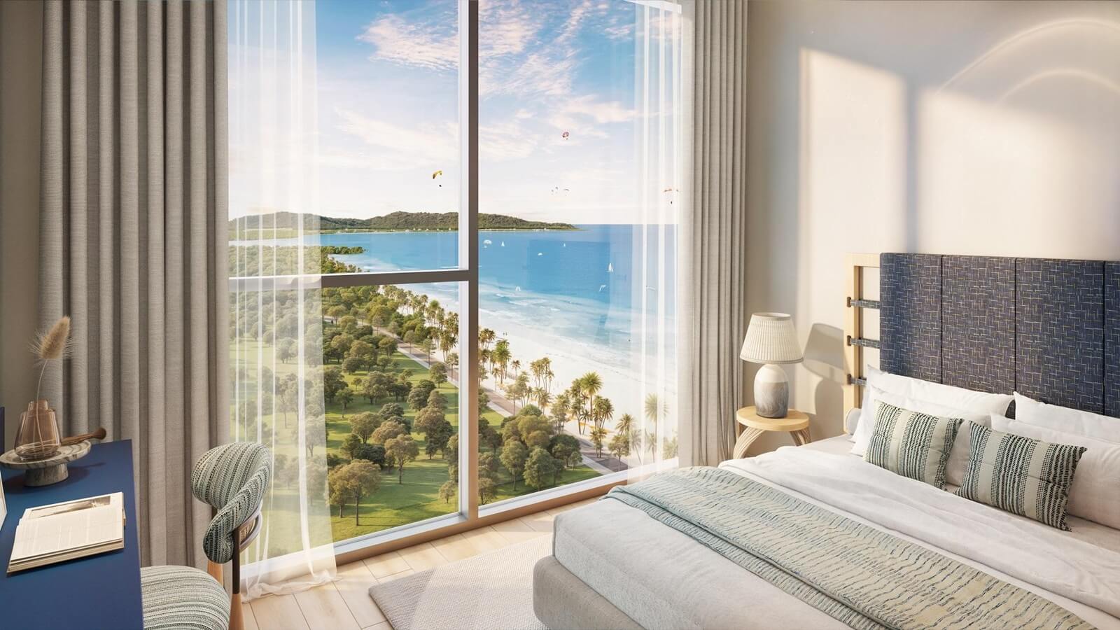 nội thất căn hộ Sun Charmora City nha trang