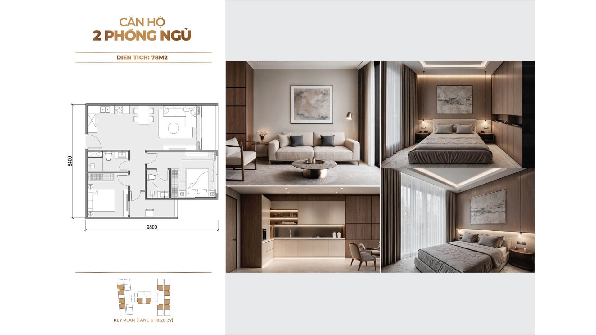 thiết kế căn hộ 2 phòng ngủ sunshine legend city hưng yên