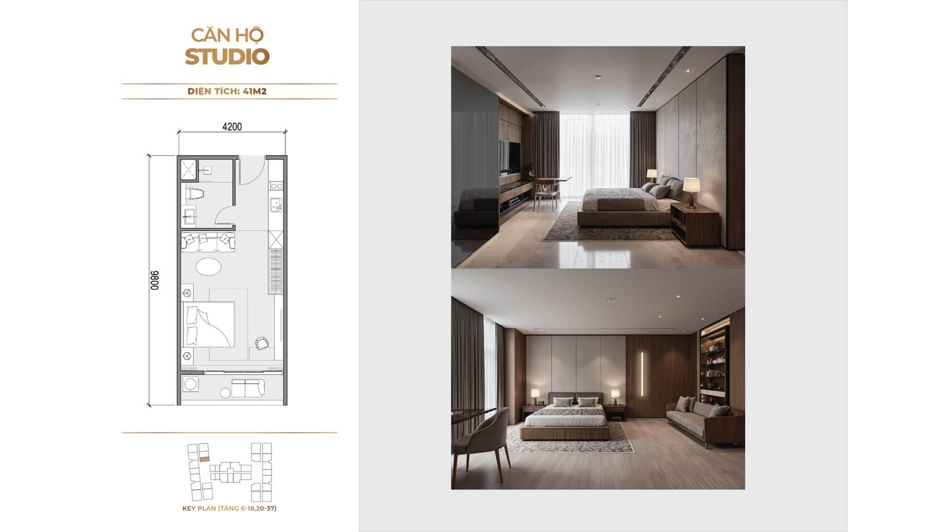 thiết kế căn hộ studio sunshine legend city hưng yên