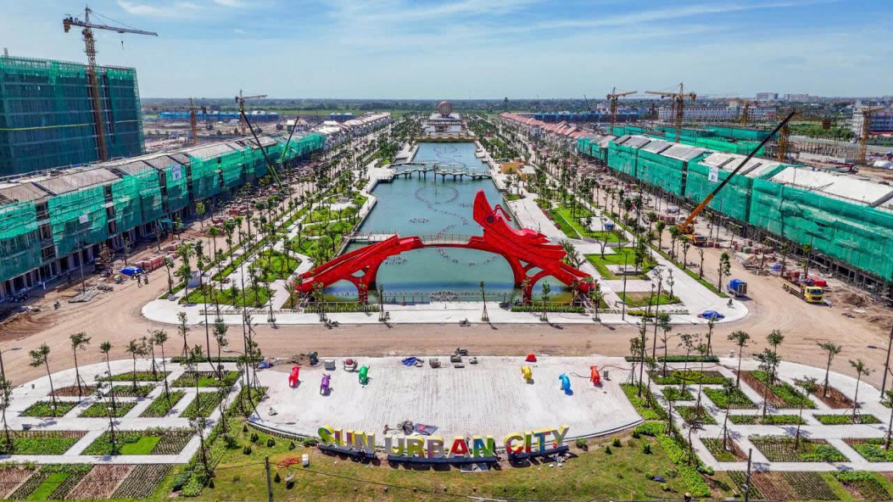 tiến độ dự án sun urban city hà nam