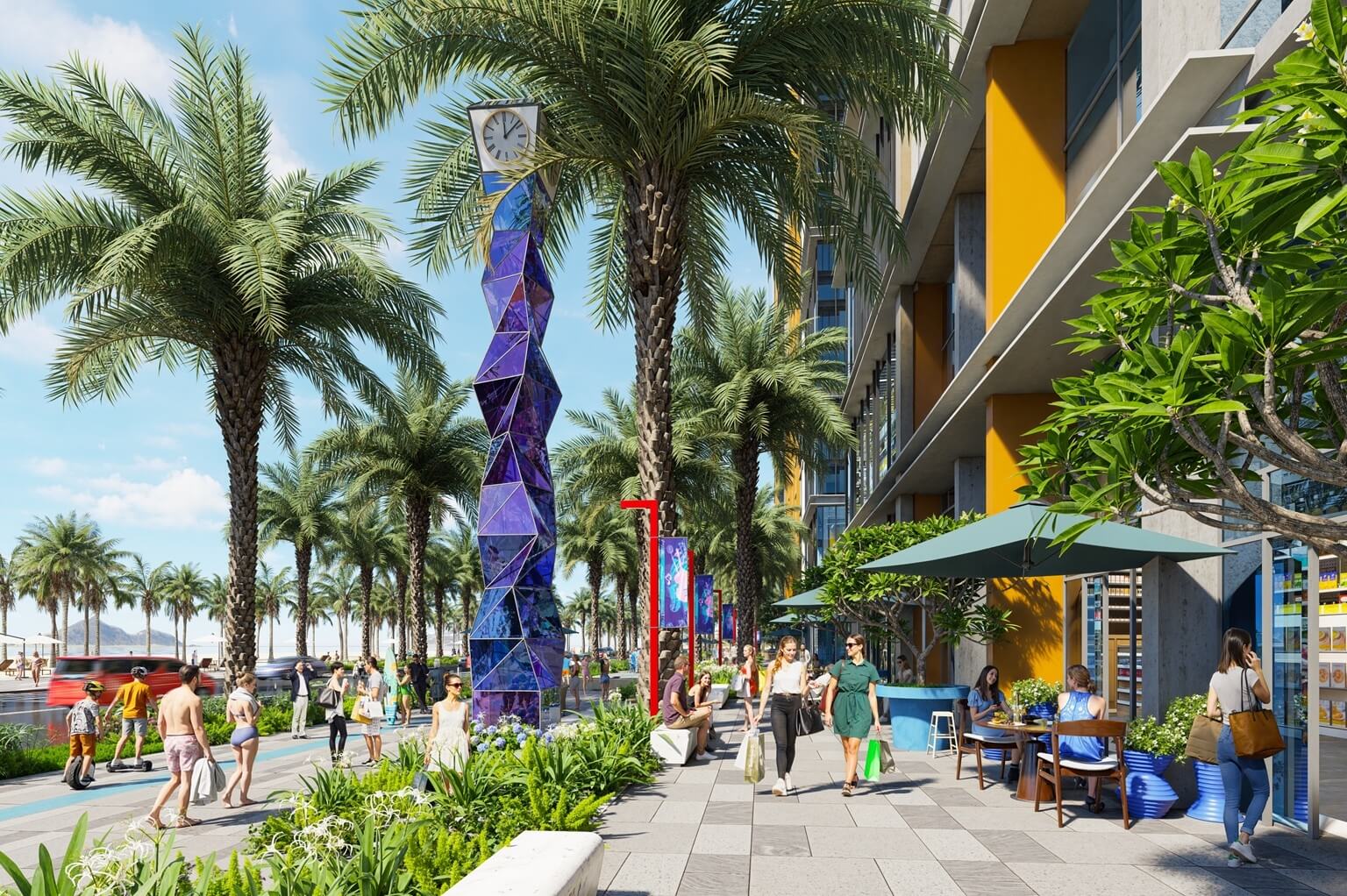 tiện ích dự án sun centro town hạ long