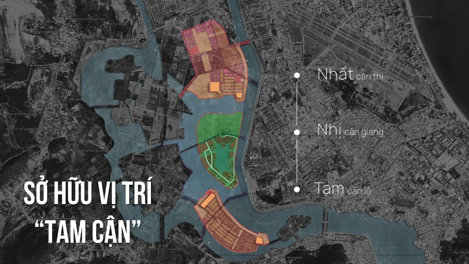 vị trí dự án charmora city nha trang